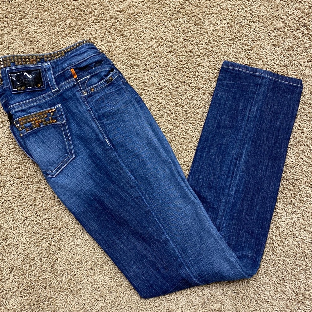 Robins Jeans sz 28 32 in inseam with studs